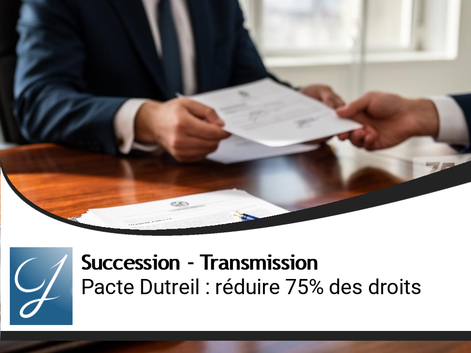 Pacte Dutreil et cession : réduire de 75 % les droits de transmission