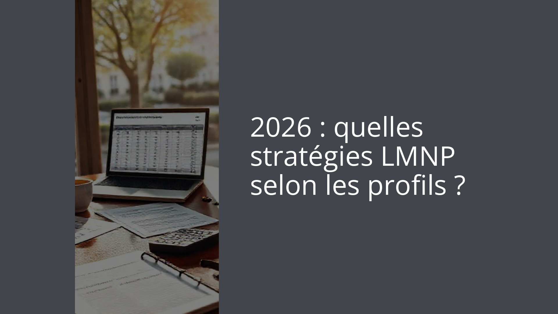 2026 : quelles stratégies LMNP selon les profils ?
