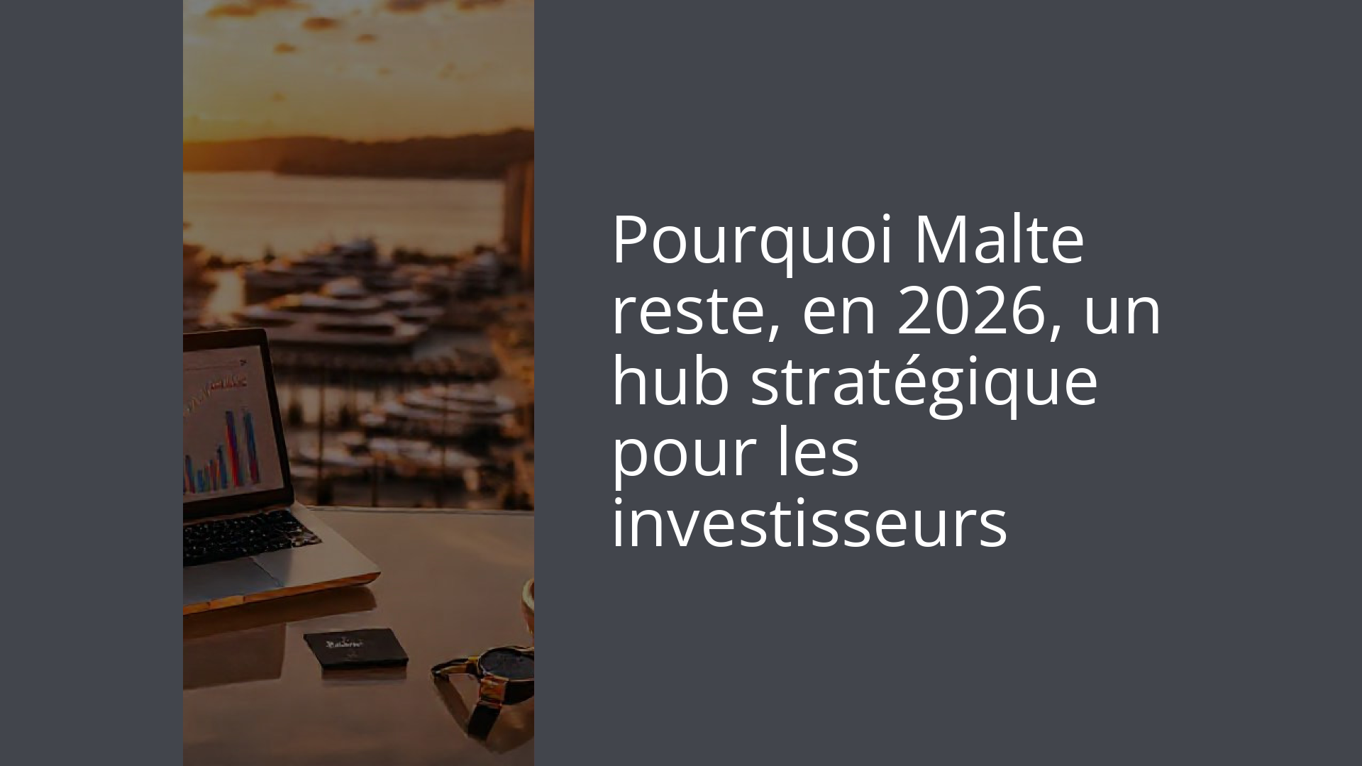 Pourquoi Malte reste, en 2026, un hub stratégique pour les investisseurs