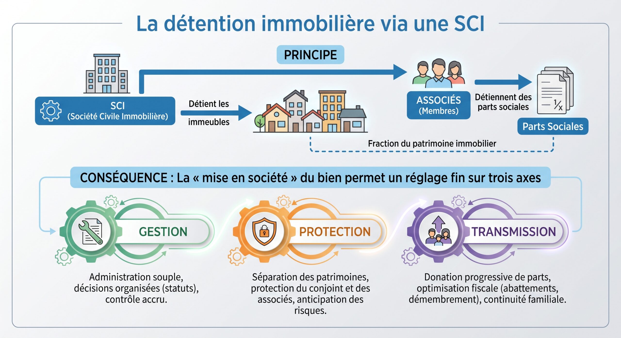 La détention immobilière via une SCI