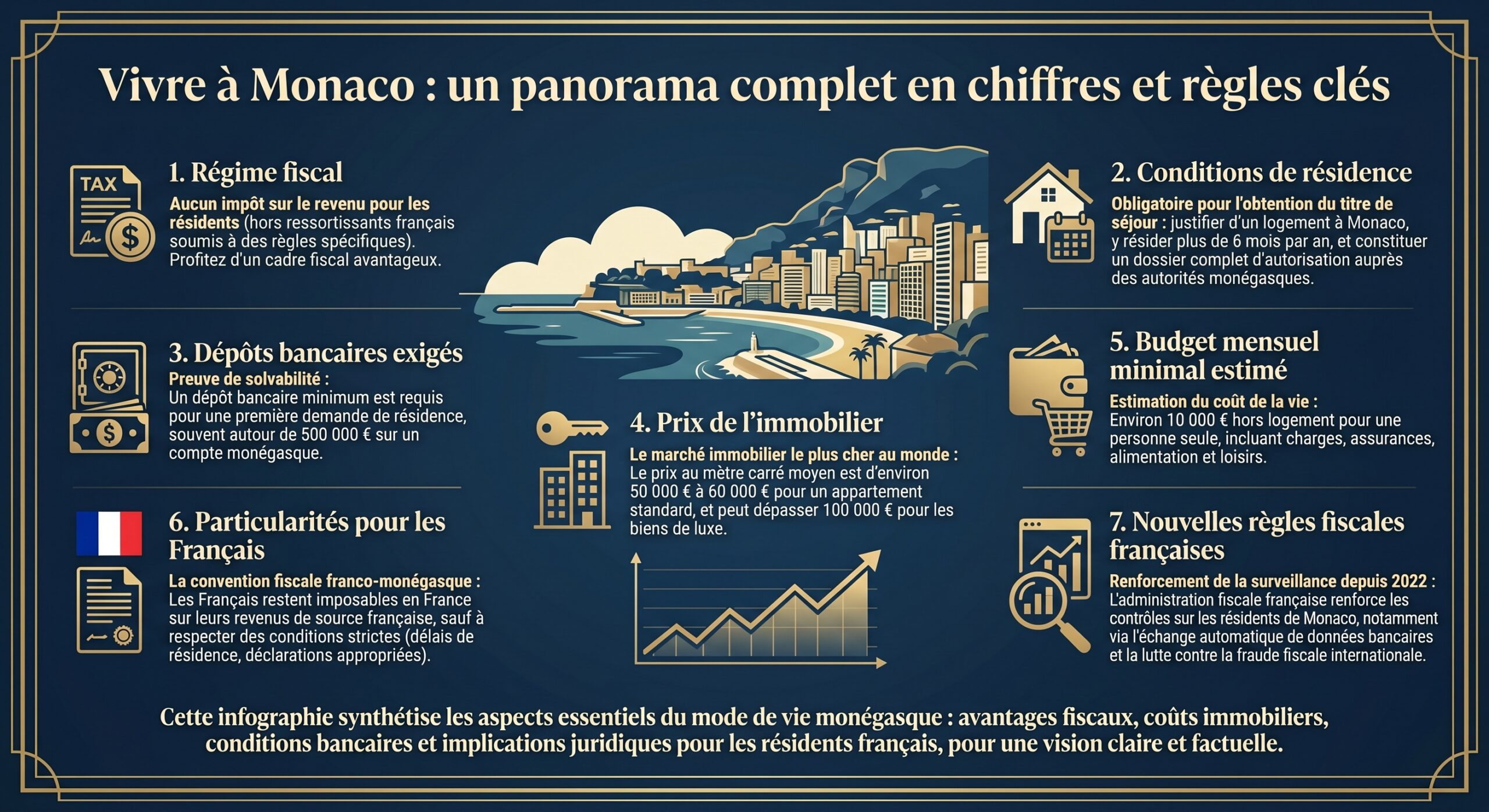 Vivre à Monaco : un panorama complet en chiffres et règles clés