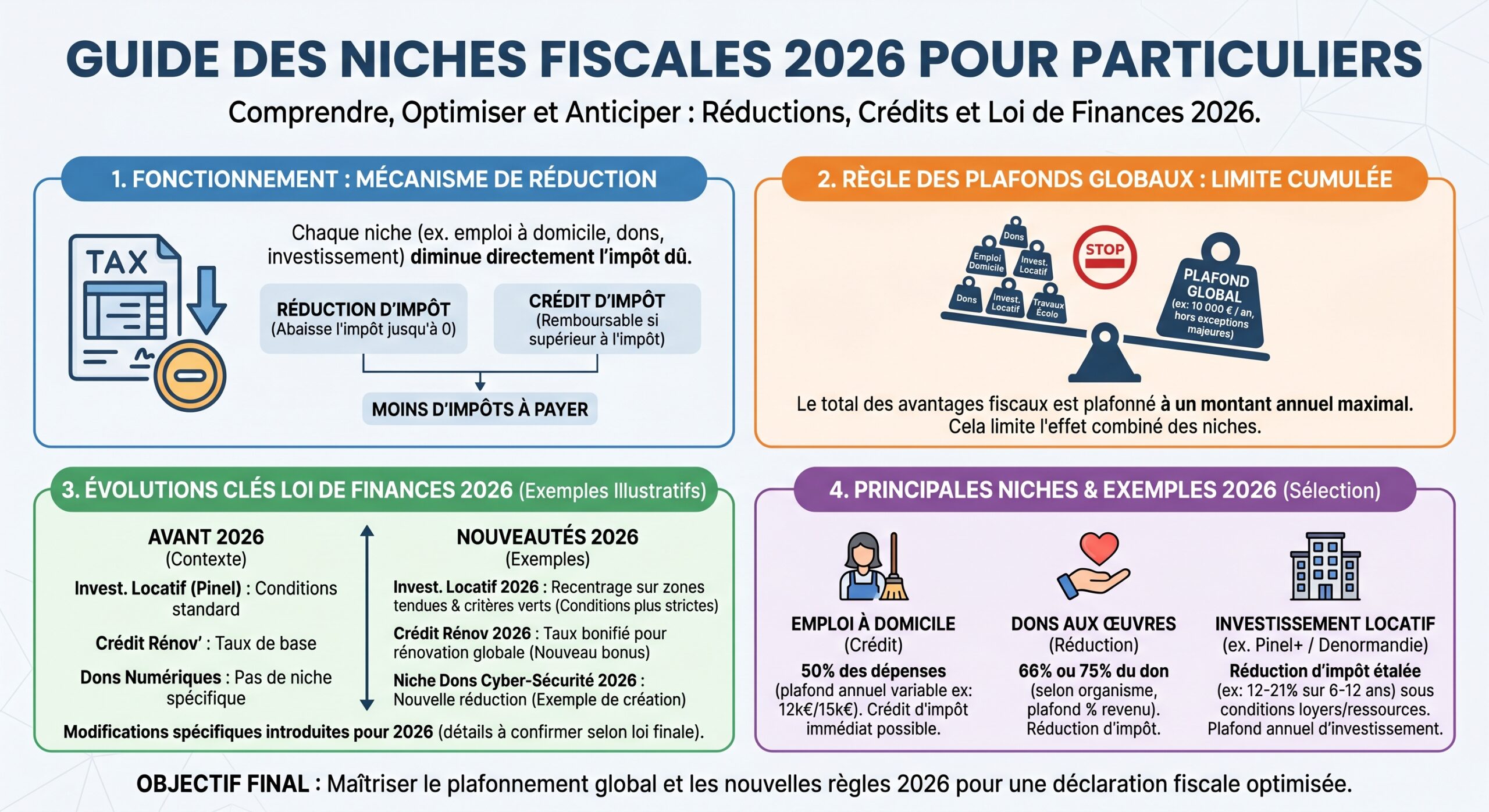 Guide des niches fiscales 2026 pour particuliers