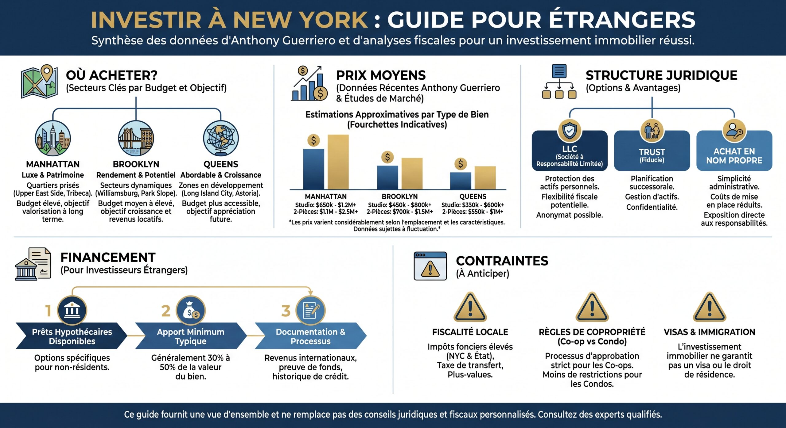 Investir à New York : Guide pour étrangers