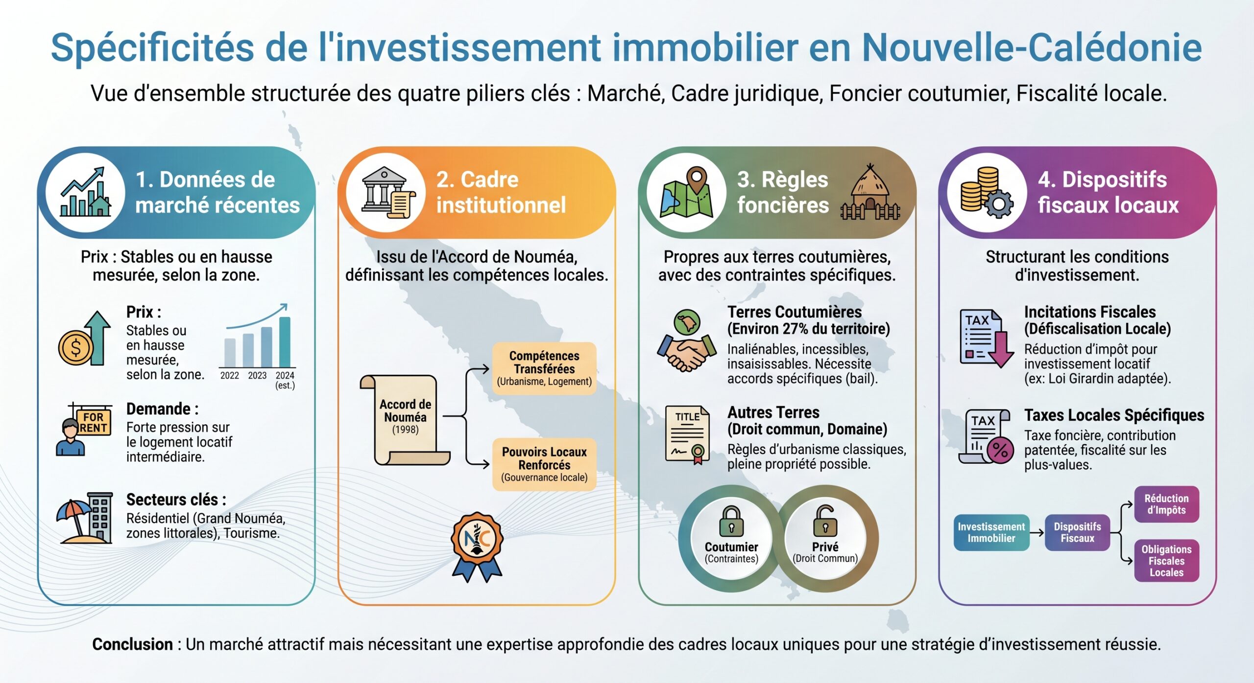 Spécificités de l'investissement immobilier en Nouvelle-Calédonie