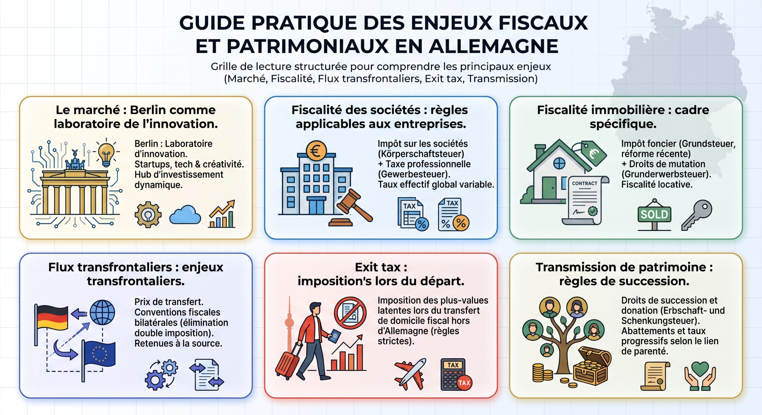 Guide pratique des enjeux fiscaux et patrimoniaux en Allemagne