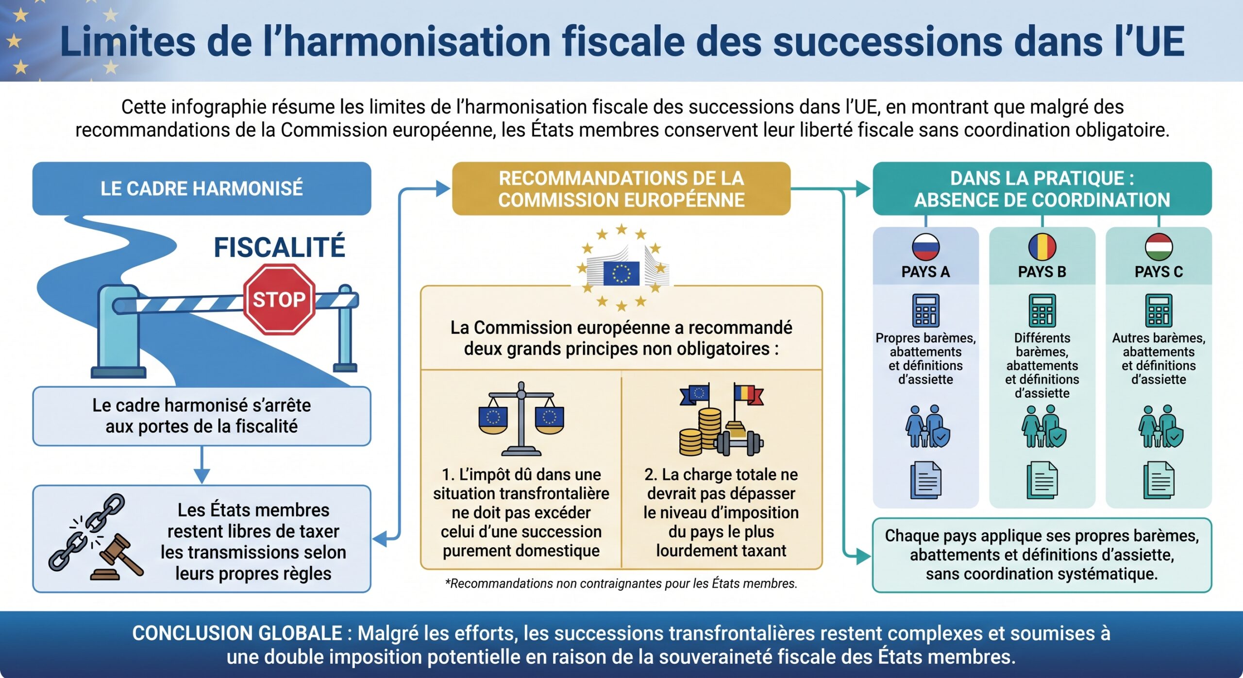 Limites de l'harmonisation fiscale des successions dans l'UE