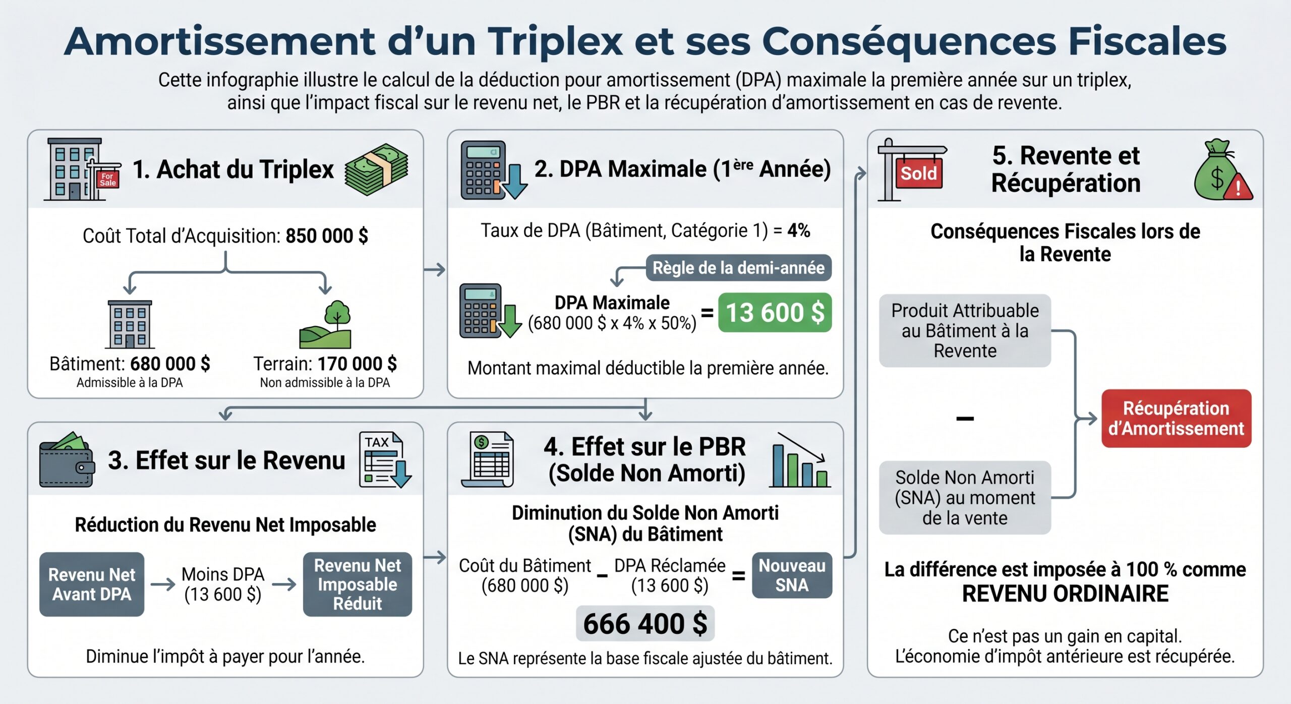 Amortissement d’un triplex et ses conséquences fiscales