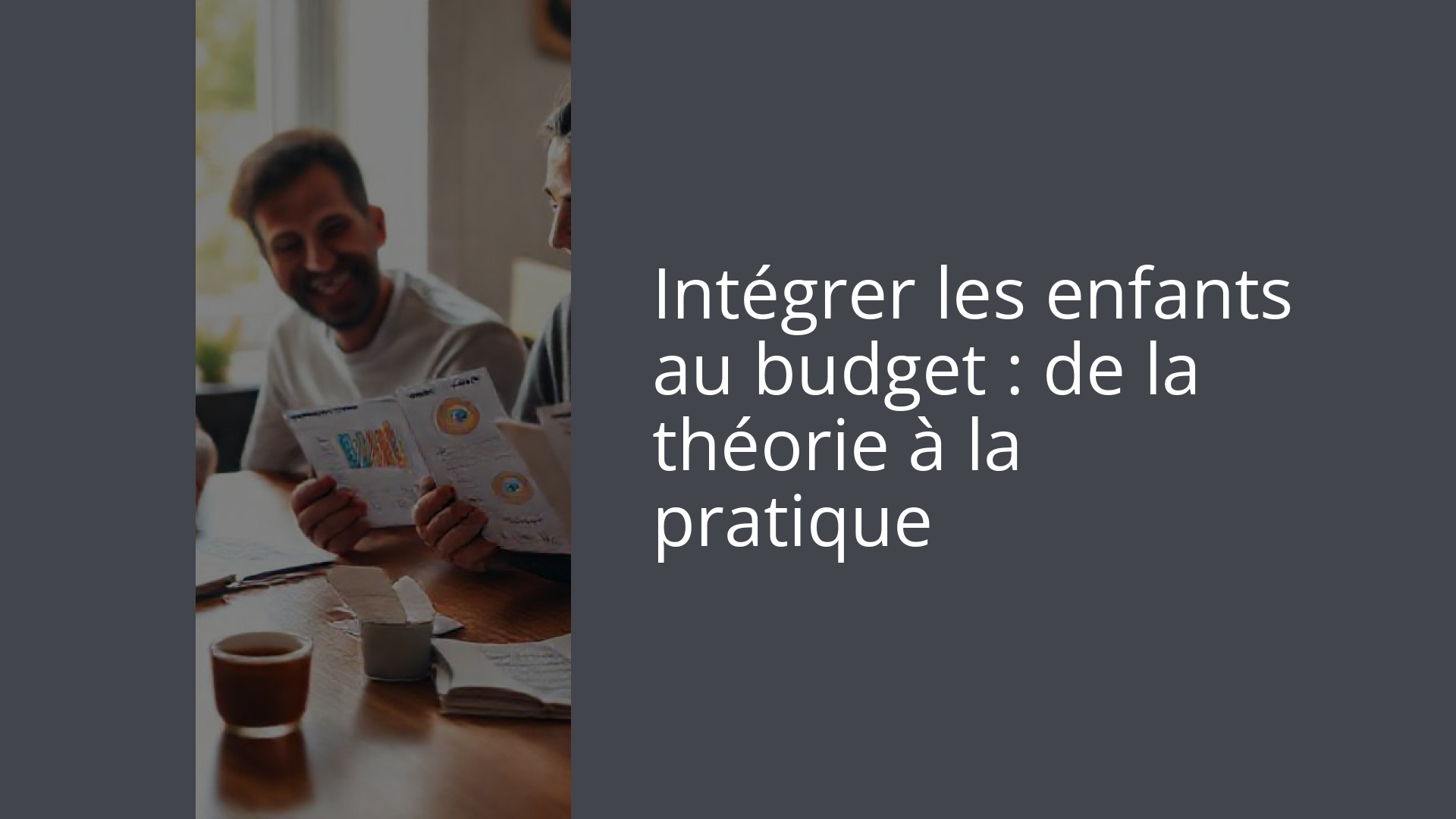 Intégrer les enfants au budget : de la théorie à la pratique