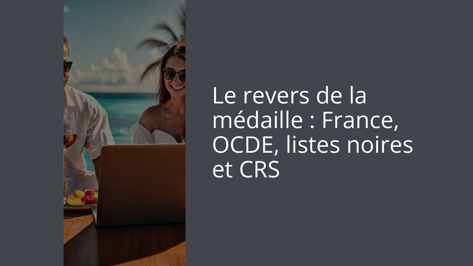 Le revers de la médaille : France, OCDE, listes noires et CRS