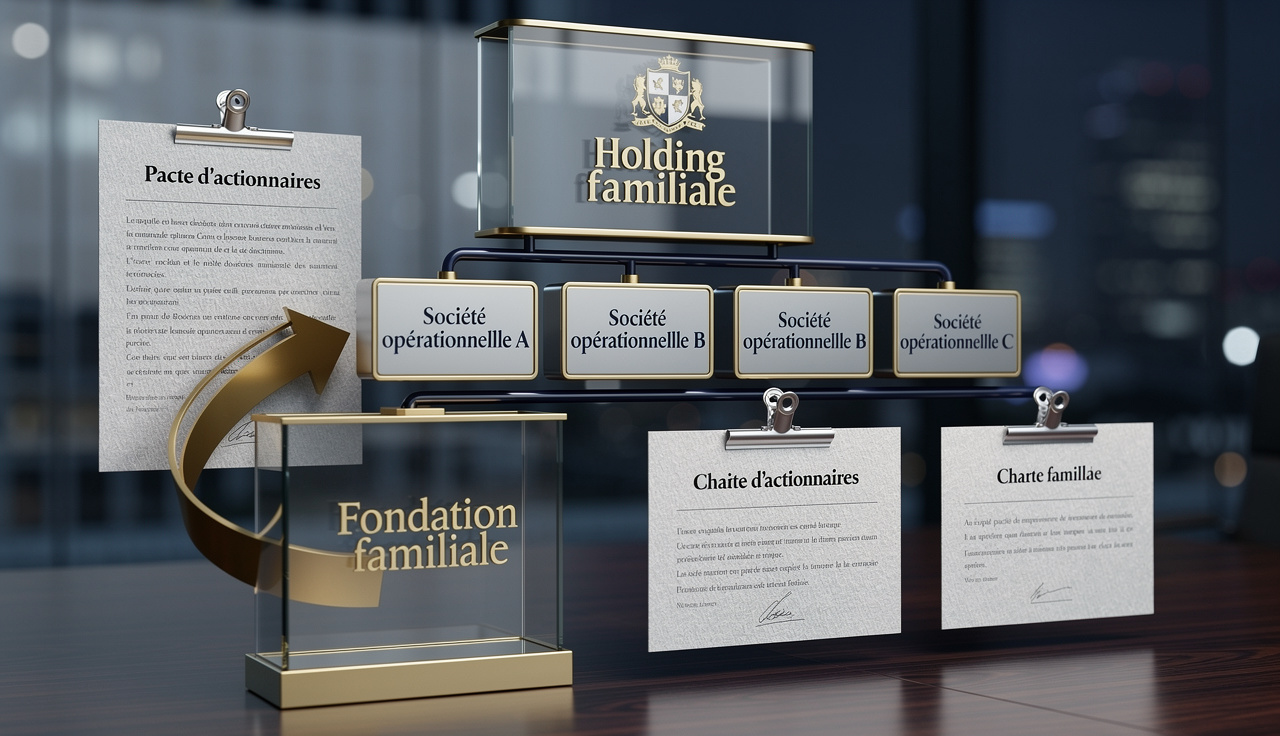 Structure des holdings familiales