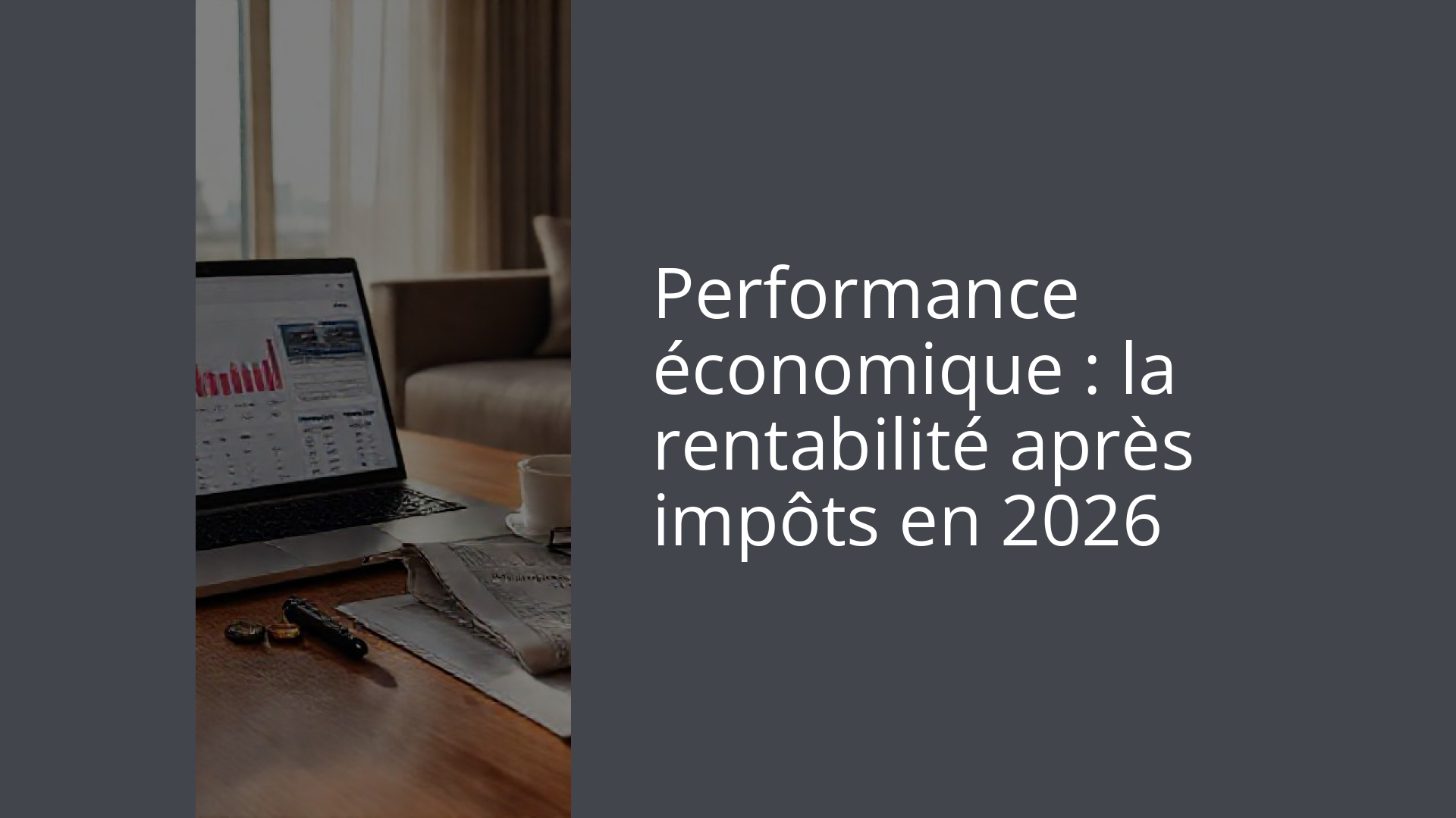 Performance économique : la rentabilité après impôts en 2026