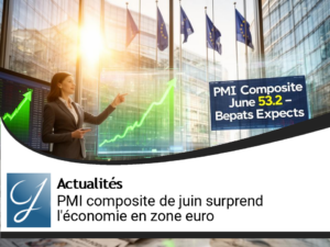 Amélioration de l&rsquo;économie en zone euro : le PMI composite de juin surprend les marchés