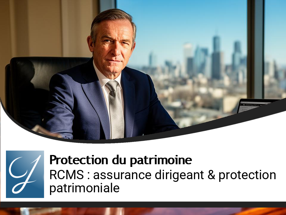 Assurance responsabilité civile dirigeant (RCMS) et protection patrimoniale : comprendre, chiffrer et sécuriser son patrimoine