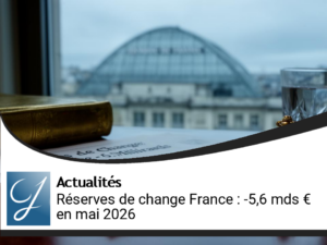 Baisse des réserves de change en France : un recul chiffré à 5,6 milliards d’euros
