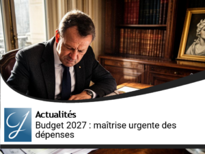 Budget 2027 : Urgence pour le gouvernement de maîtriser les dépenses