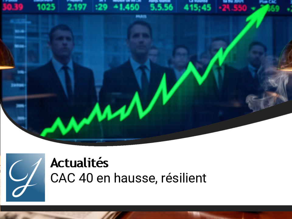 CAC 40 en pleine ascension : résilience face aux tensions géopolitiques