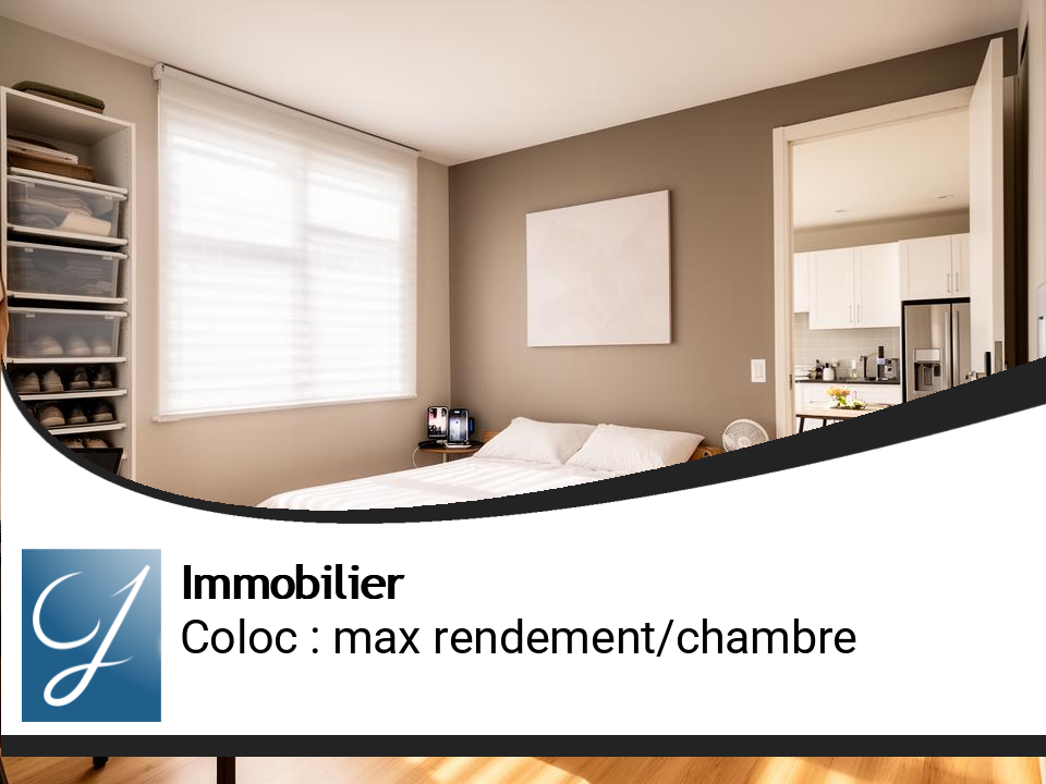 Colocation et investissement : comment maximiser le rendement par chambre