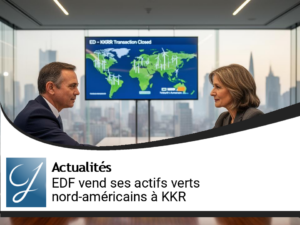 EDF : Vente stratégique de ses actifs verts en Amérique du Nord à KKR