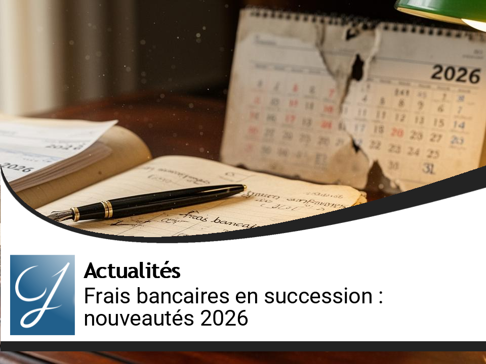 Évolution des frais bancaires en succession : ce qui change en 2026