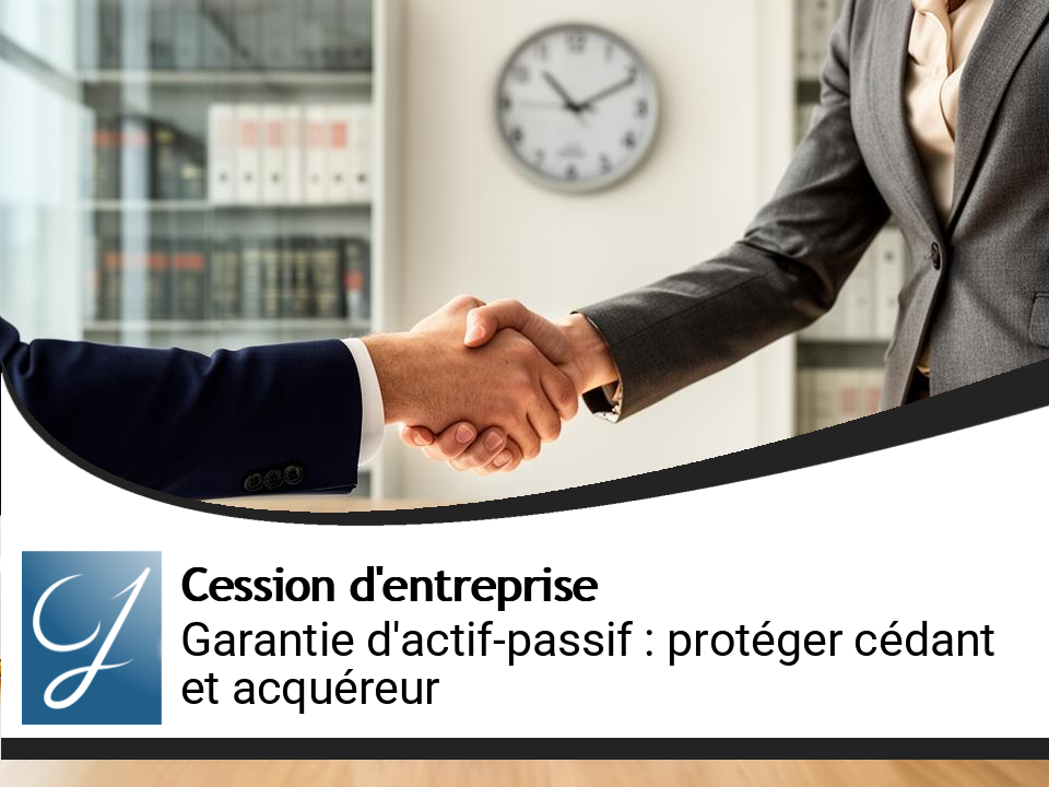 Garantie d&rsquo;actif-passif : protéger cédant et acquéreur après la cession