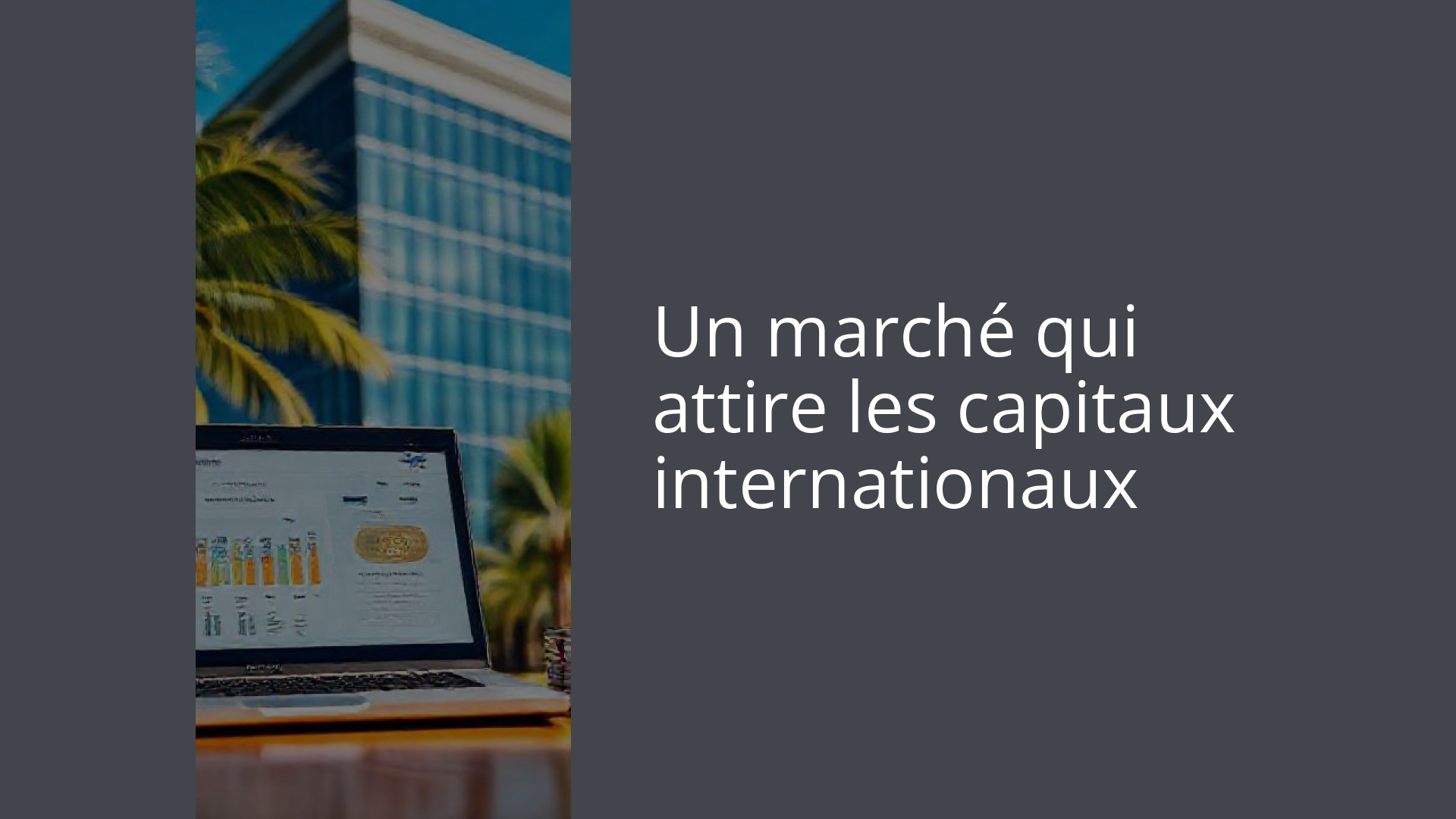 Un marché qui attire les capitaux internationaux