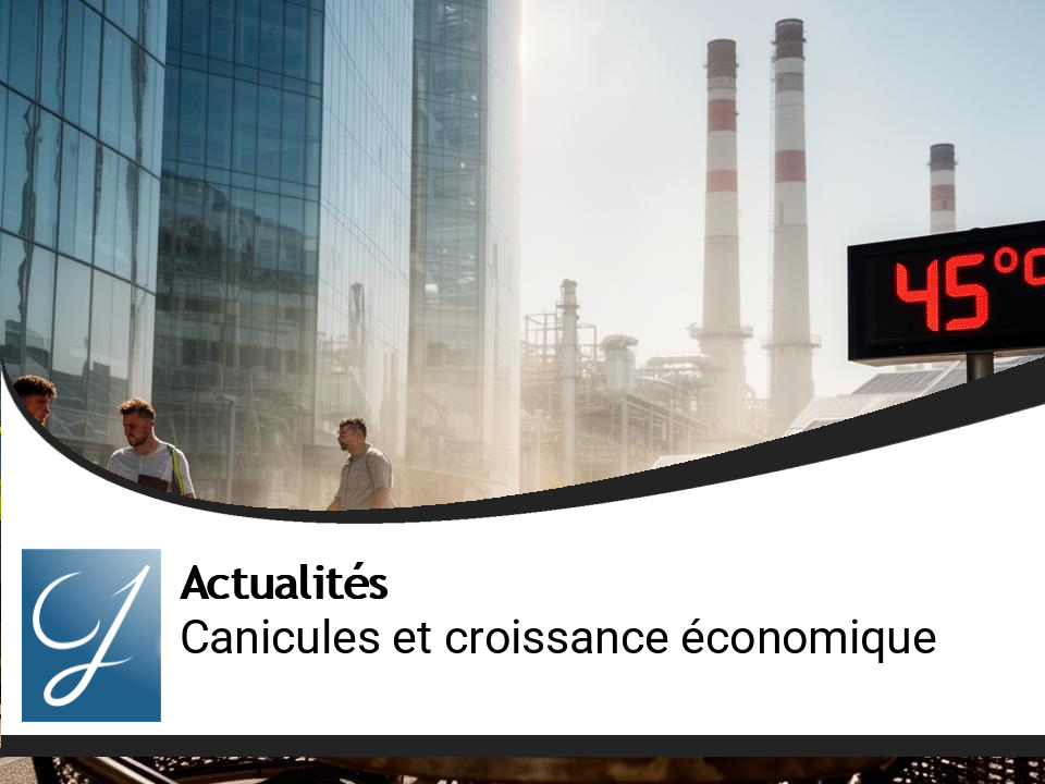 Impact des canicules sur la croissance économique selon la Banque de France