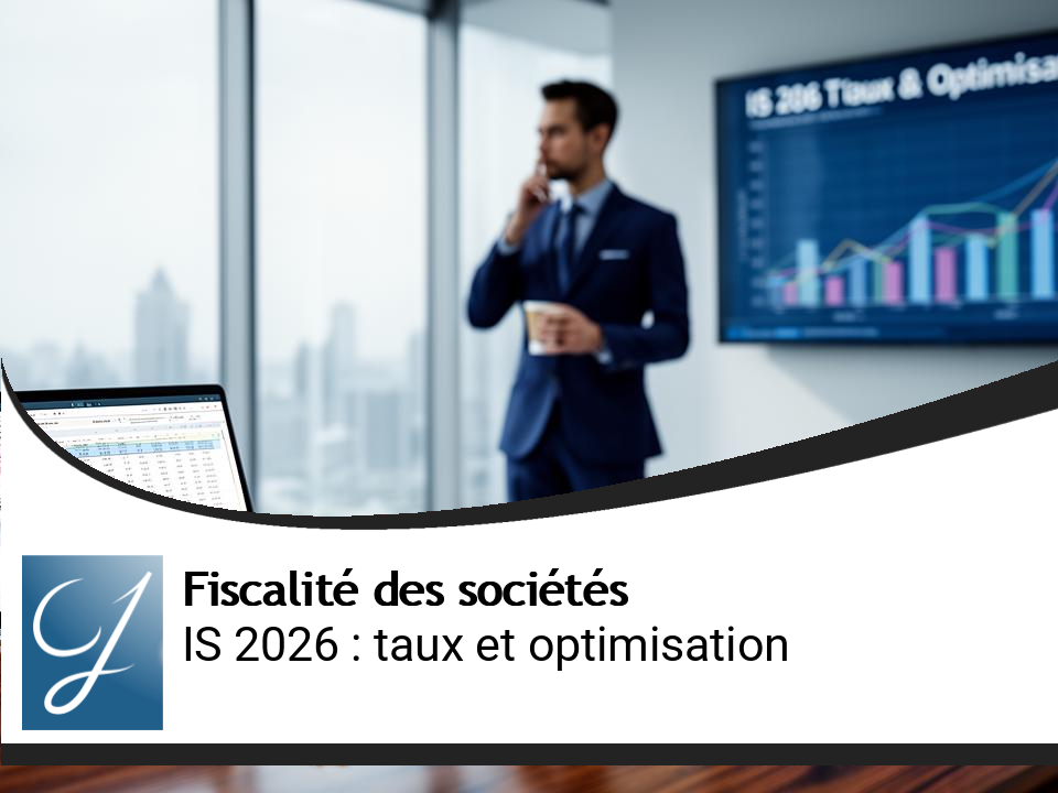 Impôt sur les sociétés (IS) 2026 : taux et optimisation