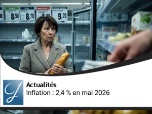 Inflation en France : Les prix grimpent à 2,4 % en mai 2026
