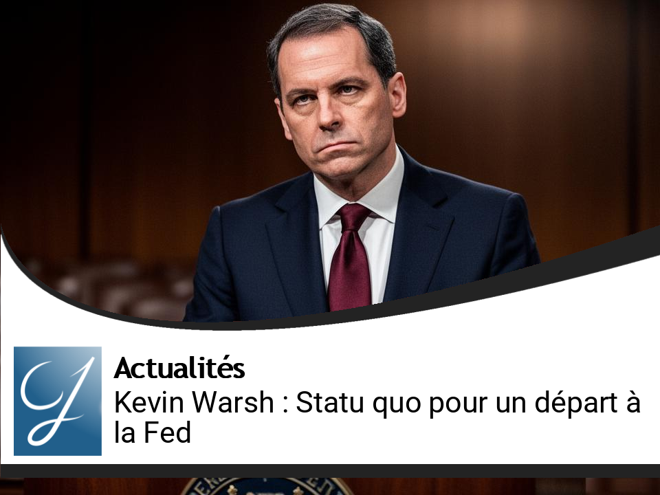 Kevin Warsh : statu quo monétaire et rupture stratégique à la tête de la Fed