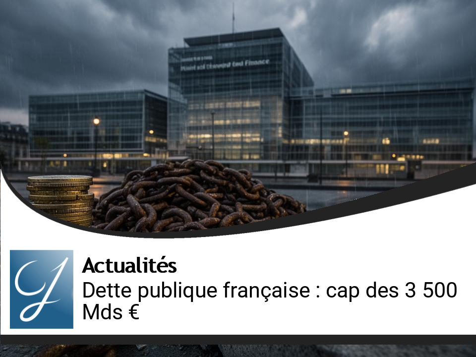 La France franchit le cap des 3 500 milliards d&rsquo;euros de dette publique