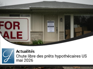 La demande de prêts hypothécaires en chute libre aux États-Unis