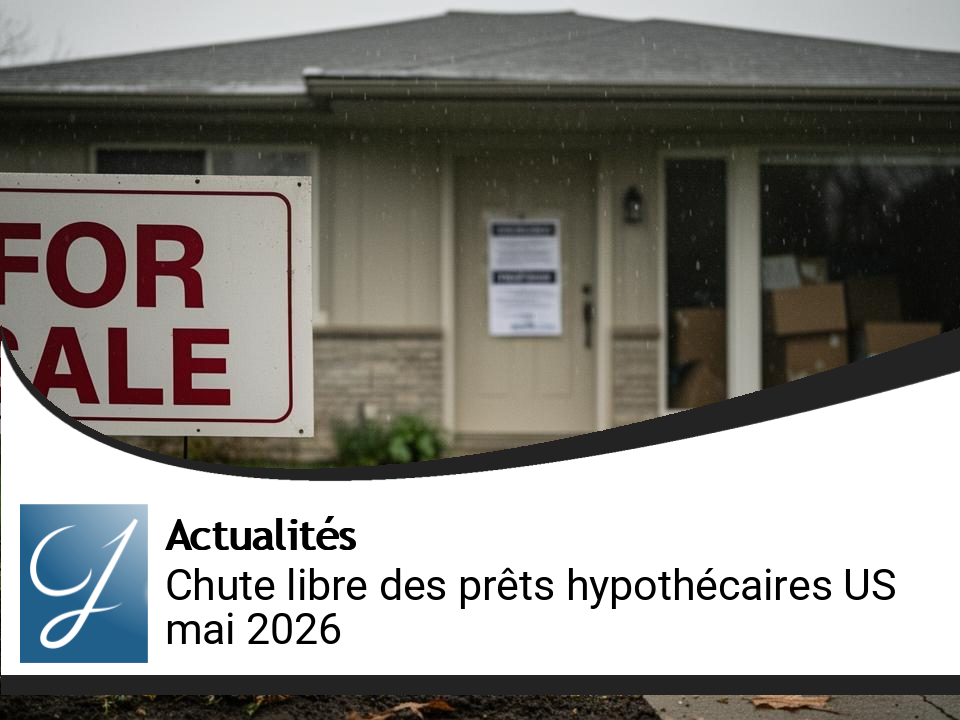 La demande de prêts hypothécaires en chute libre aux États-Unis