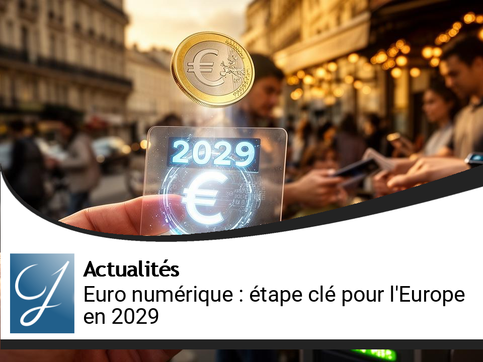Lancement de l&rsquo;euro numérique en 2029 : une étape cruciale pour l&rsquo;Europe