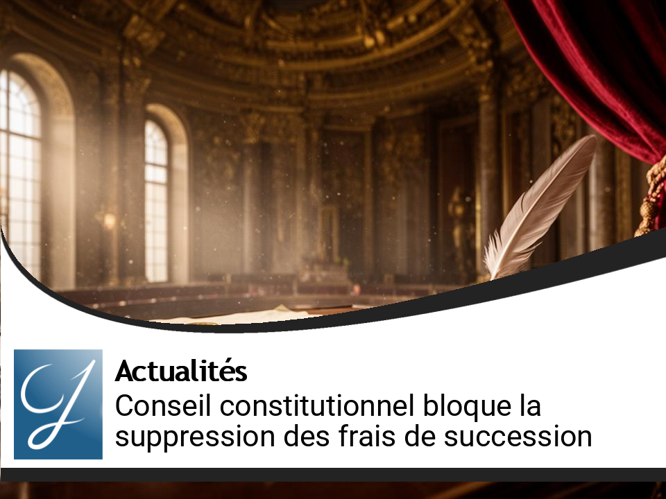 Le Conseil constitutionnel s&rsquo;oppose à la suppression des frais de succession