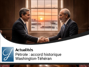 Le pétrole s&rsquo;effondre après un accord historique entre Washington et Téhéran