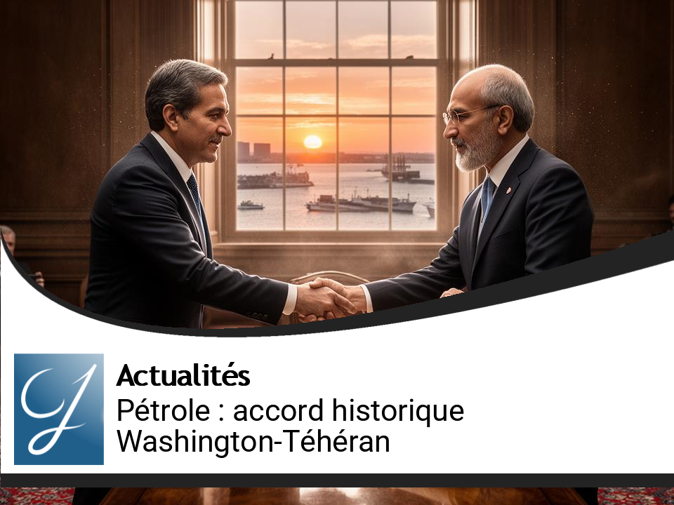 Le pétrole s&rsquo;effondre après un accord historique entre Washington et Téhéran