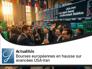 Les Bourses européennes en hausse grâce aux avancées USA-Iran