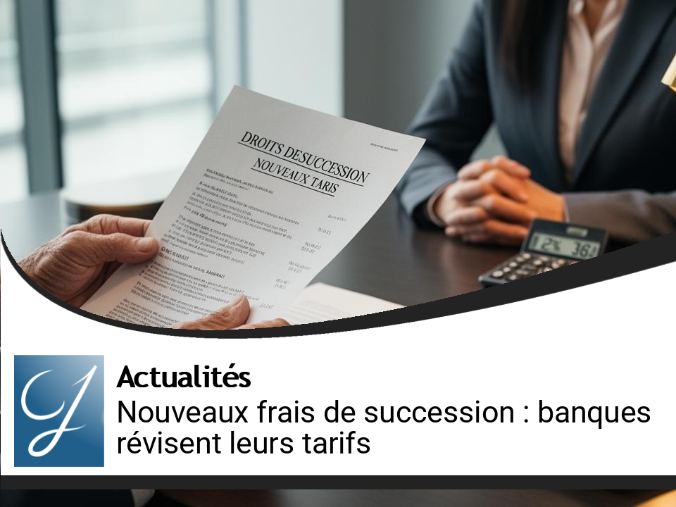Nouveaux frais de succession : les banques révisent leurs tarifs pour les héritiers