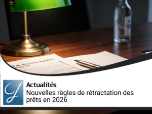 Nouvelles règles sur le droit de rétractation des prêts à partir de 2026