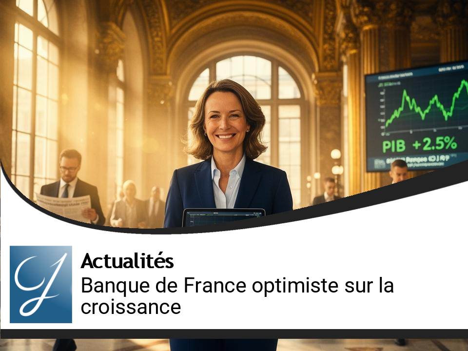 Optimisme économique : la Banque de France entrevoit une croissance favorable