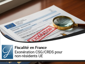 Prélèvements sociaux (CSG/CRDS) : exonération pour non-résidents européens