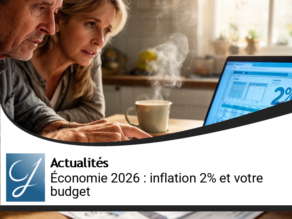 Prévisions économiques 2026 : impacts de l&rsquo;inflation de 2 % sur votre budget