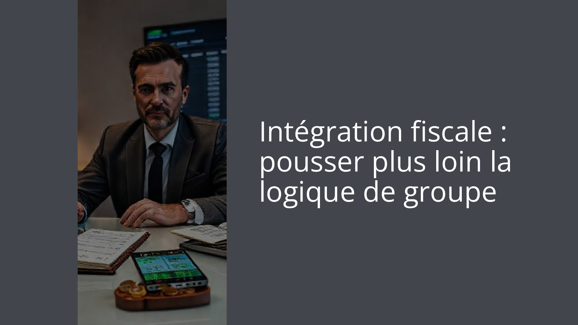 Intégration fiscale : pousser plus loin la logique de groupe