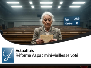 Réforme de l&rsquo;Aspa : L&rsquo;Assemblée Vote un Nouveau Mini-Vieillesse