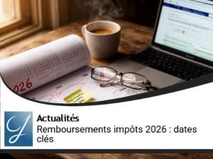 Remboursements et paiements d&rsquo;impôts 2026 : Dates à retenir