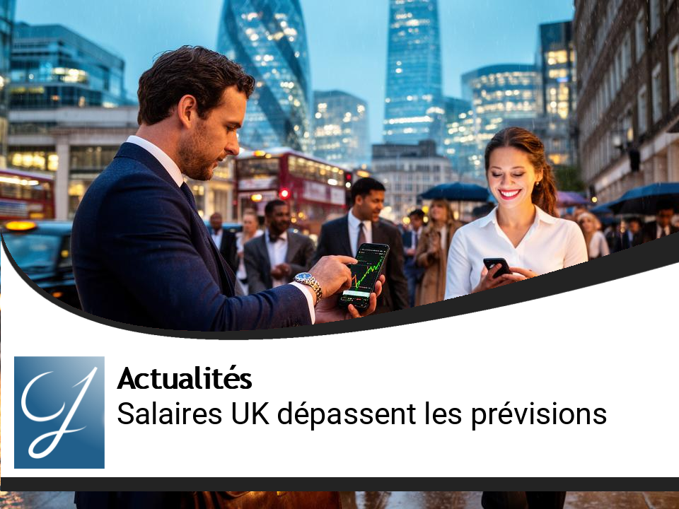 Royaume-Uni : salaires plus dynamiques que prévu et dilemme pour la Banque d&rsquo;Angleterre
