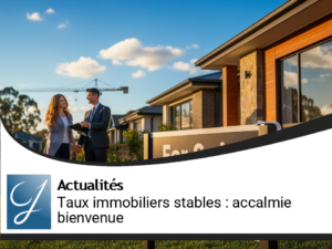 Stabilité des Taux Immobiliers : Une Accalmie Bienvenue sur le Marché