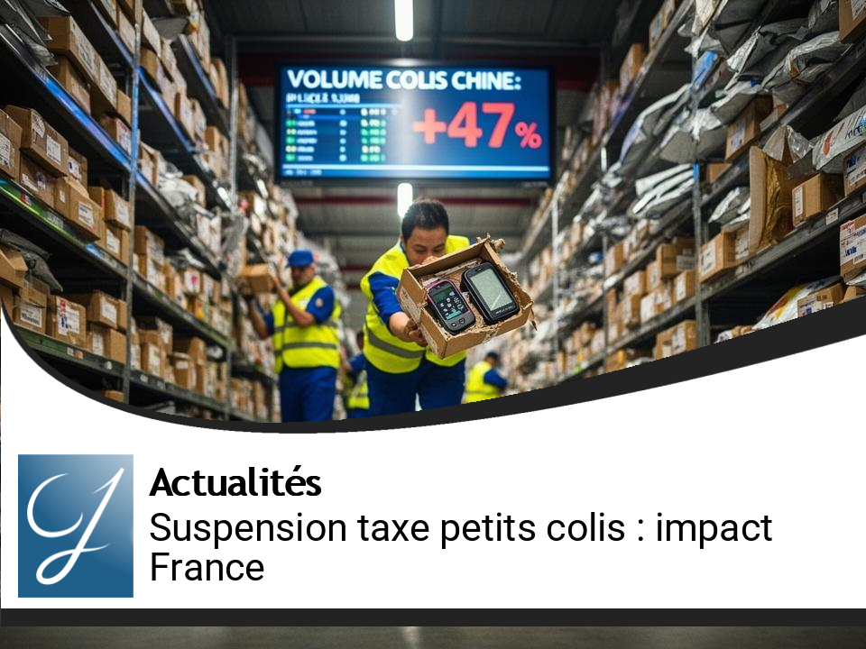 Suspension de la taxe sur les petits colis importés : impact en France