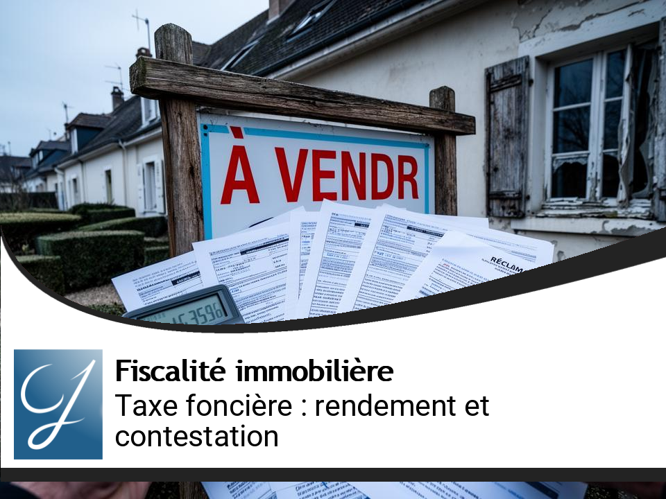 Taxe foncière : impact sur le rendement et possibilités de contestation