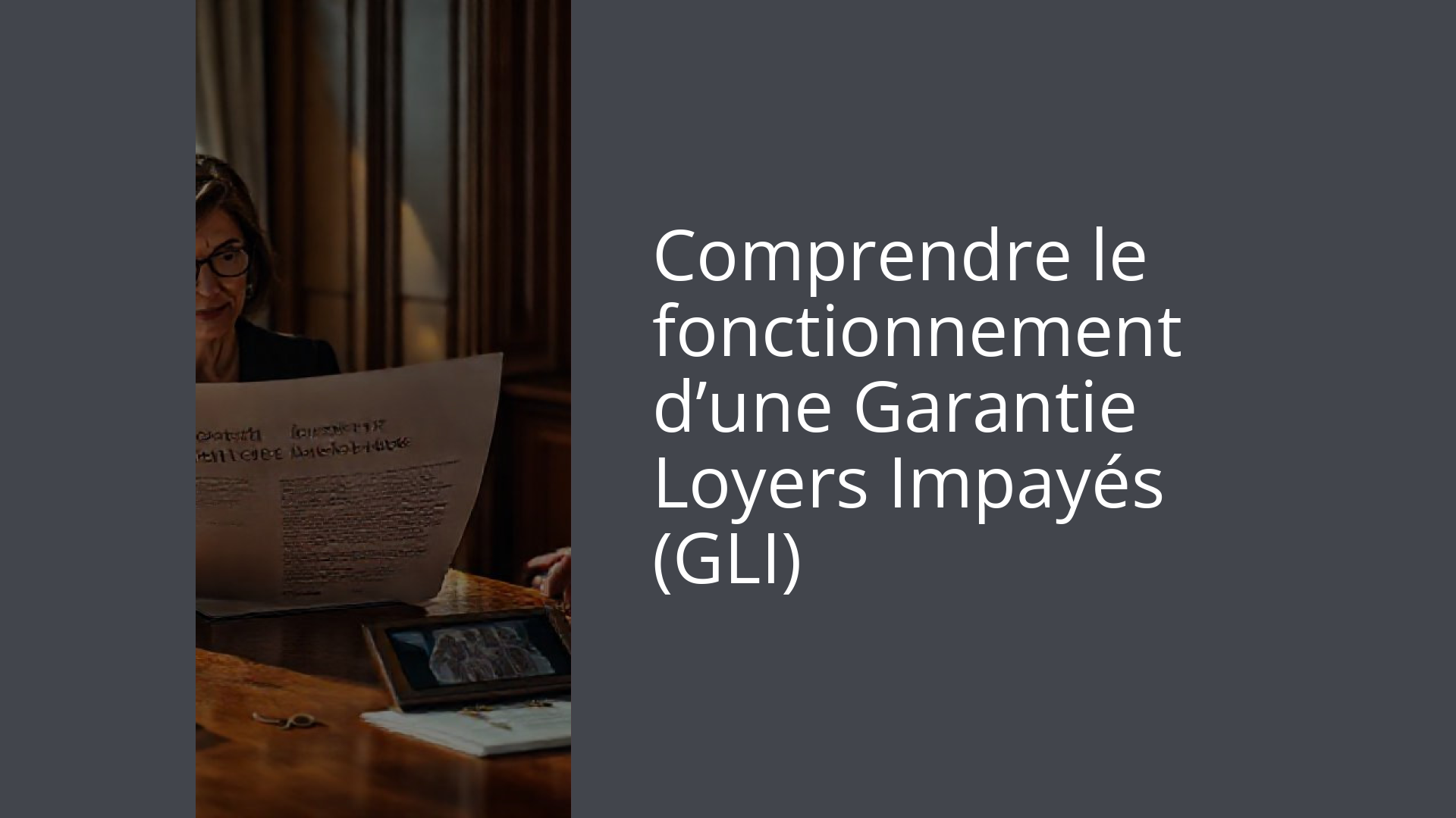 Comprendre le fonctionnement d’une Garantie Loyers Impayés (GLI)